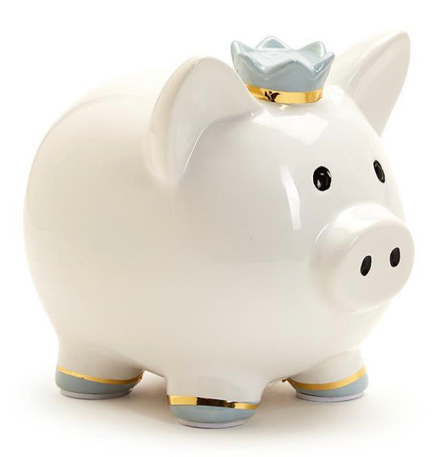 Piggy Bank with Crown