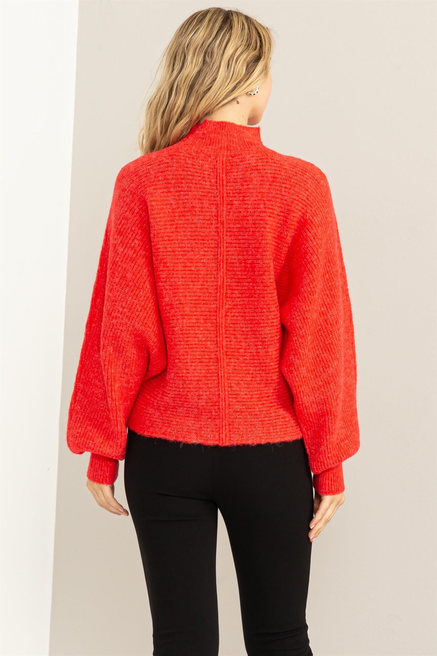 Balloon Sleeve Sweater