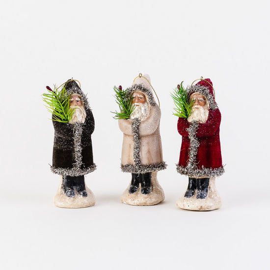 Velvet Belsnickle Ornament 5.5"