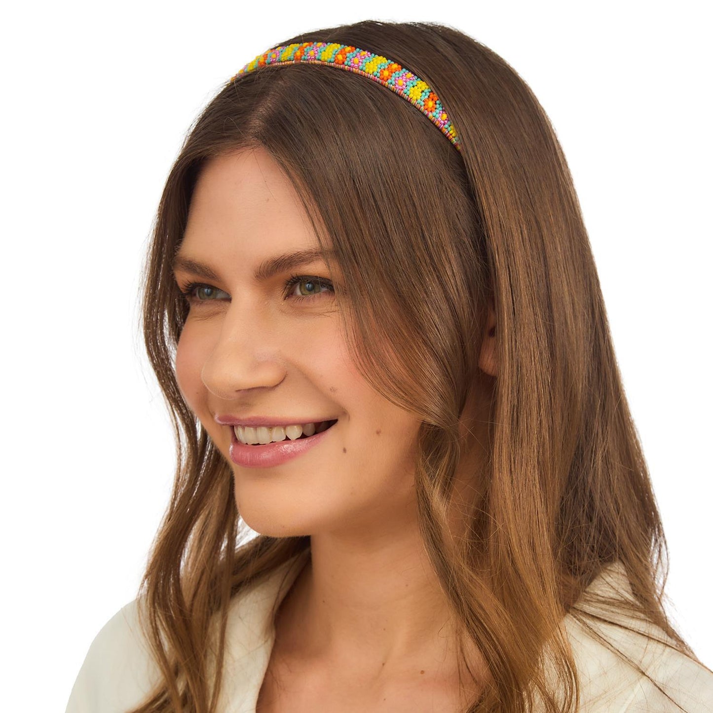Vibrant Beaded Headband