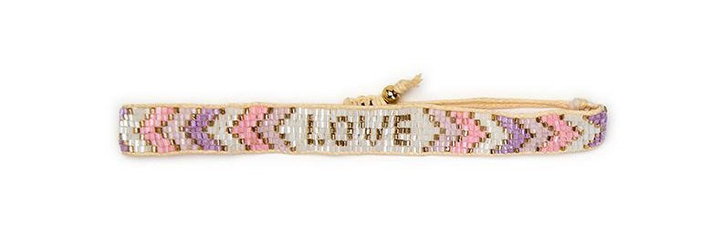 Hand Beaded Love Bracelet
