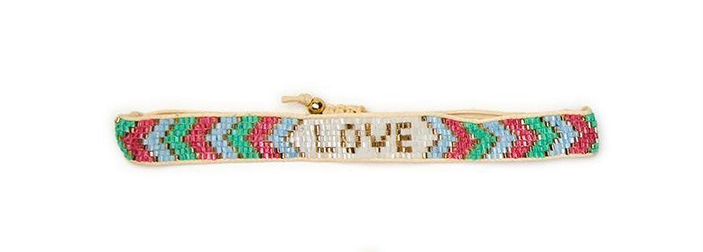 Hand Beaded Love Bracelet