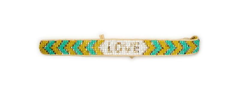 Hand Beaded Love Bracelet