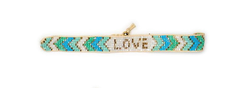 Hand Beaded Love Bracelet