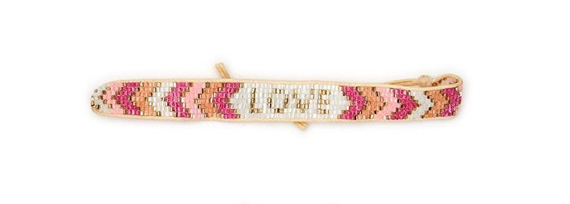 Hand Beaded Love Bracelet