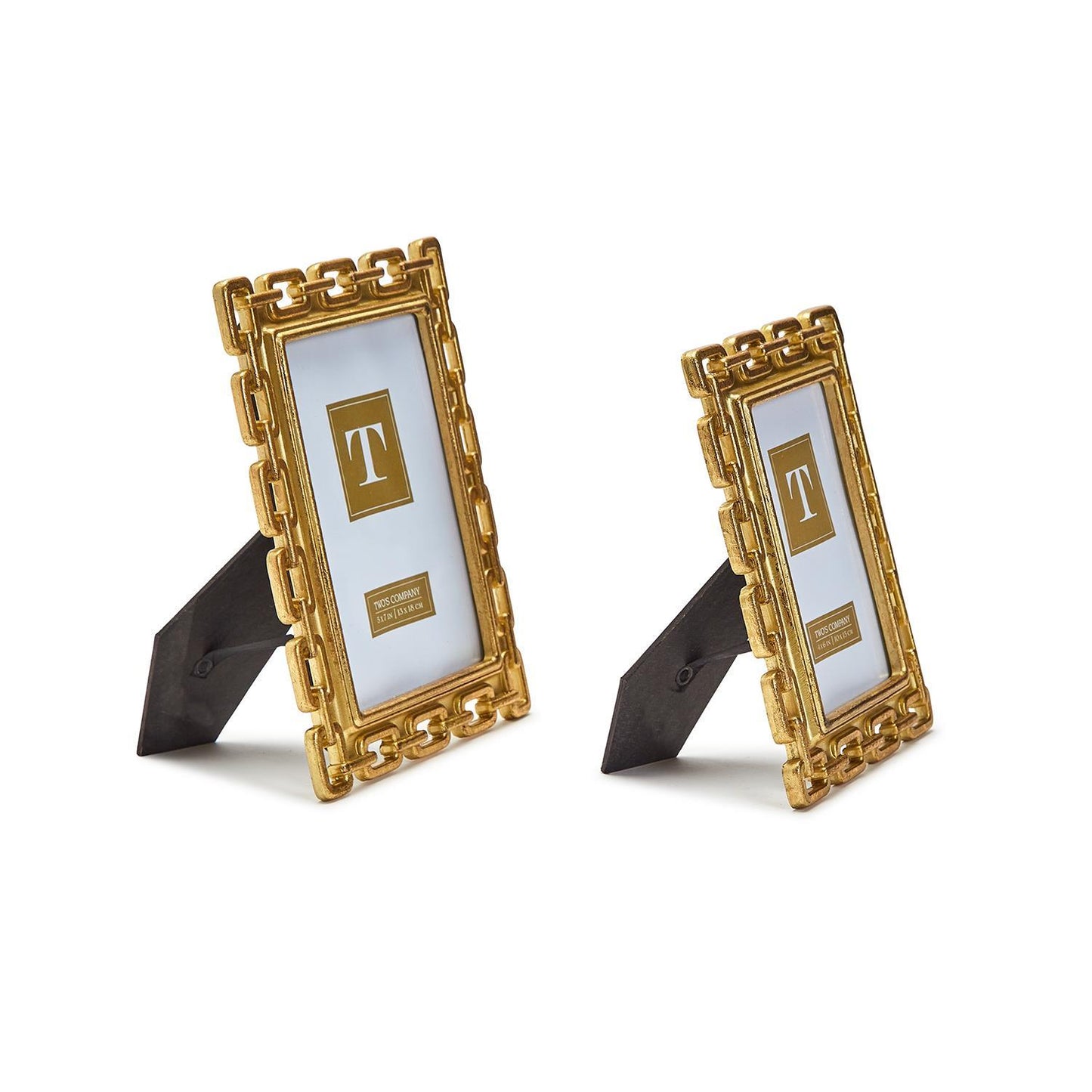 5x7 Gold Chain Frame