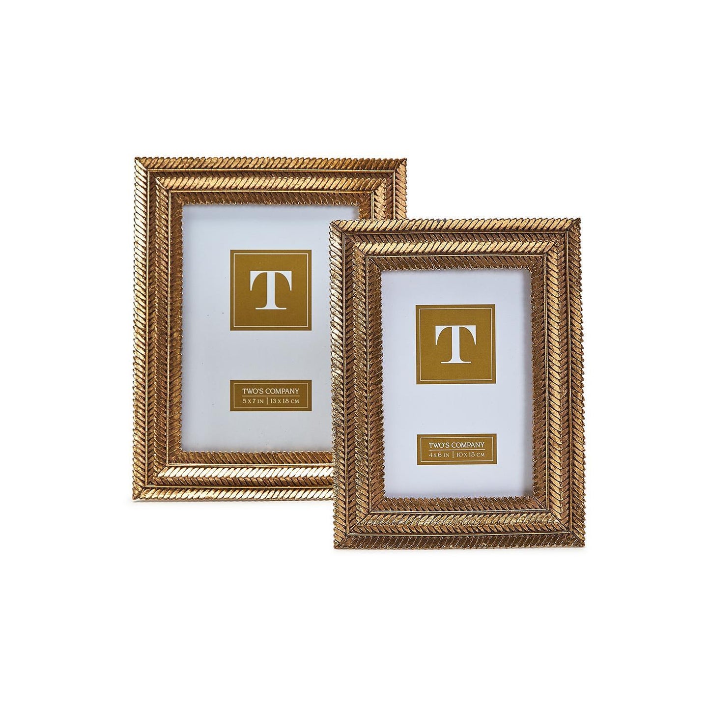4x6 Gold Fern Frame