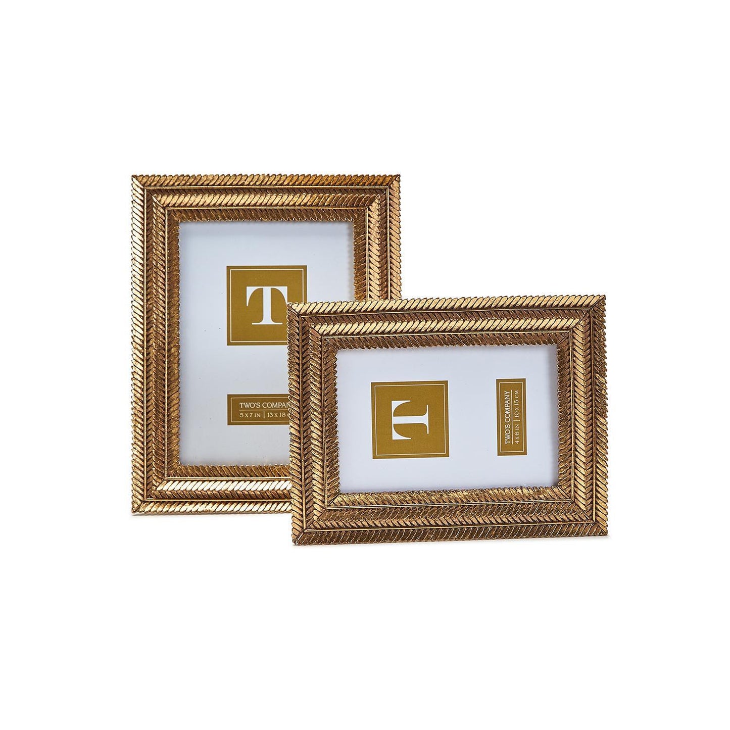 4x6 Gold Fern Frame