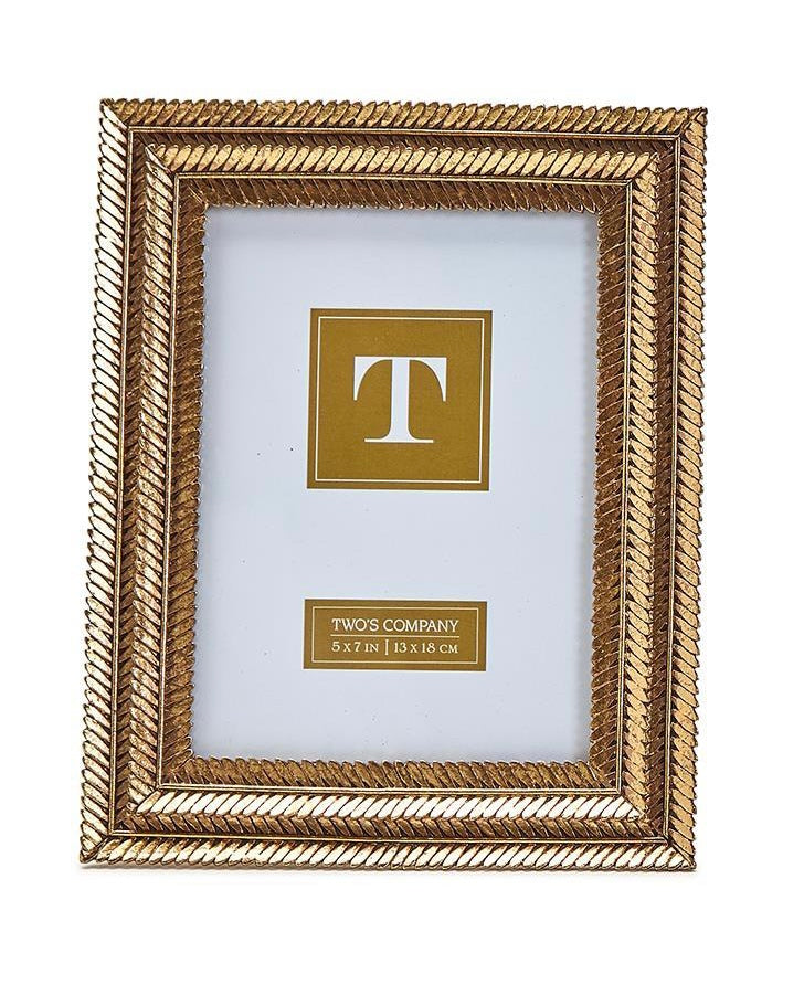 5x7 Gold Fern Frame