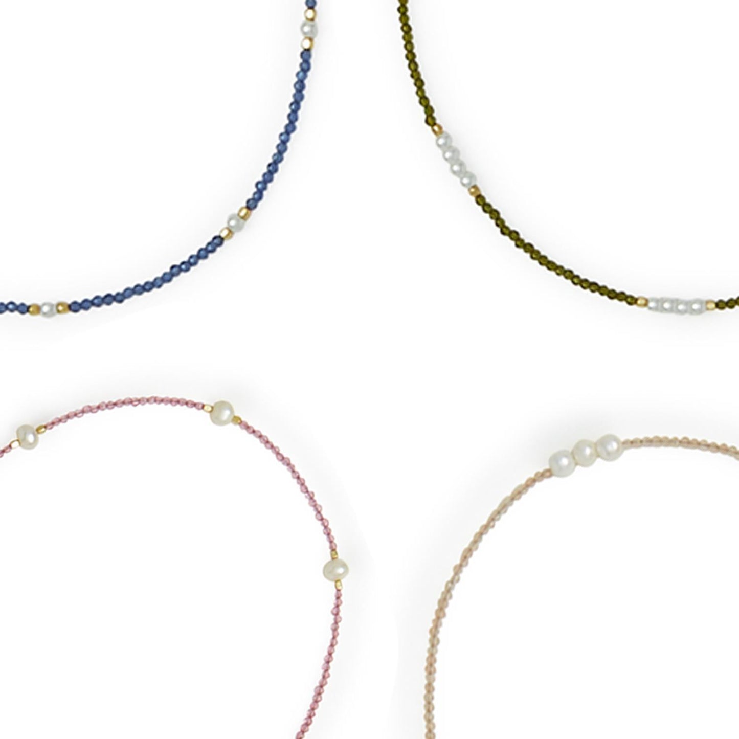 Delicate Bead & Pearl Necklace