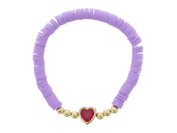 Rubber Sequin Bracelet