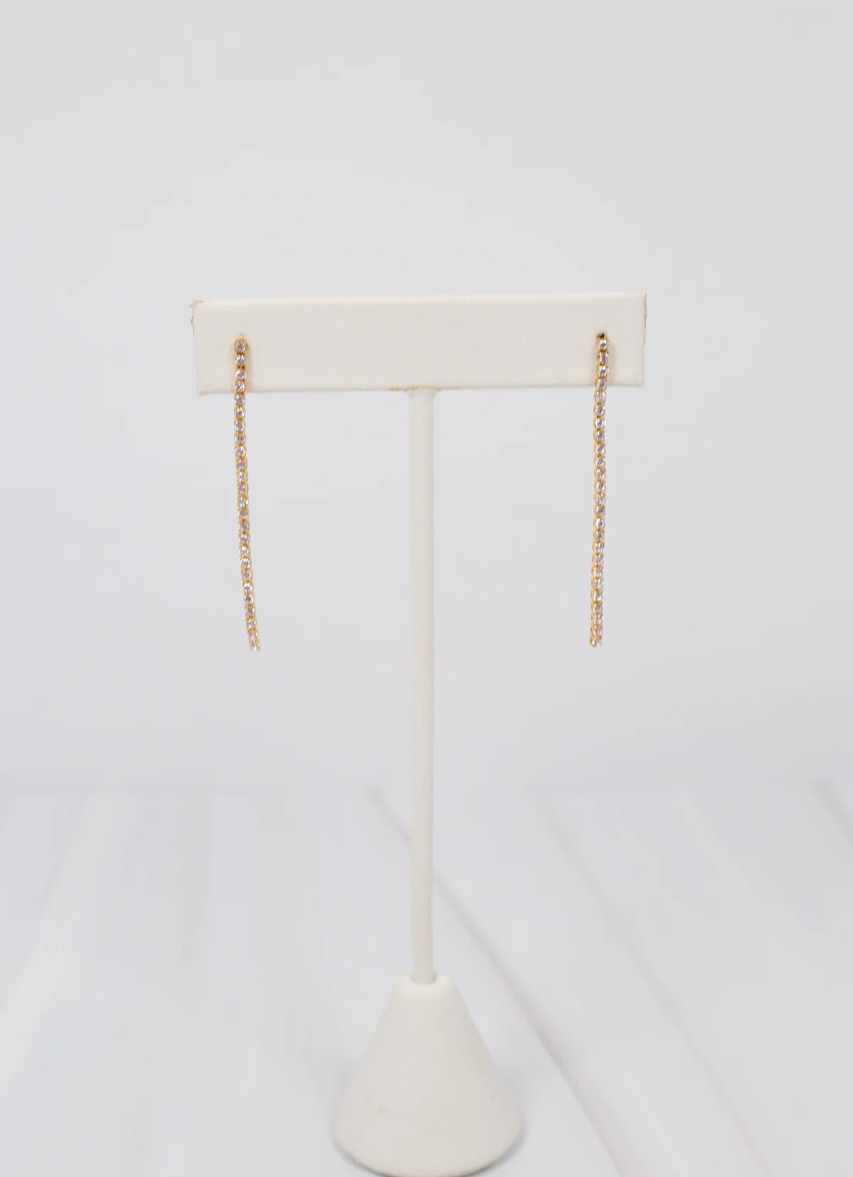 Chancery CZ Fringe Earrings