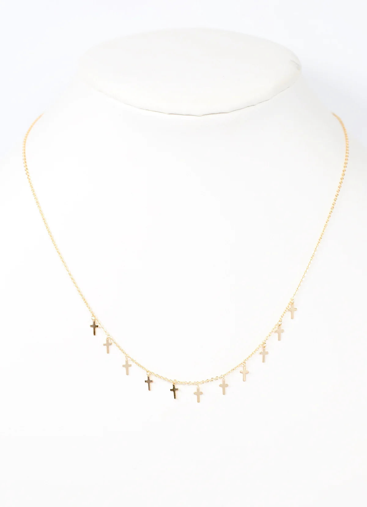 Cardinal Cross Necklace
