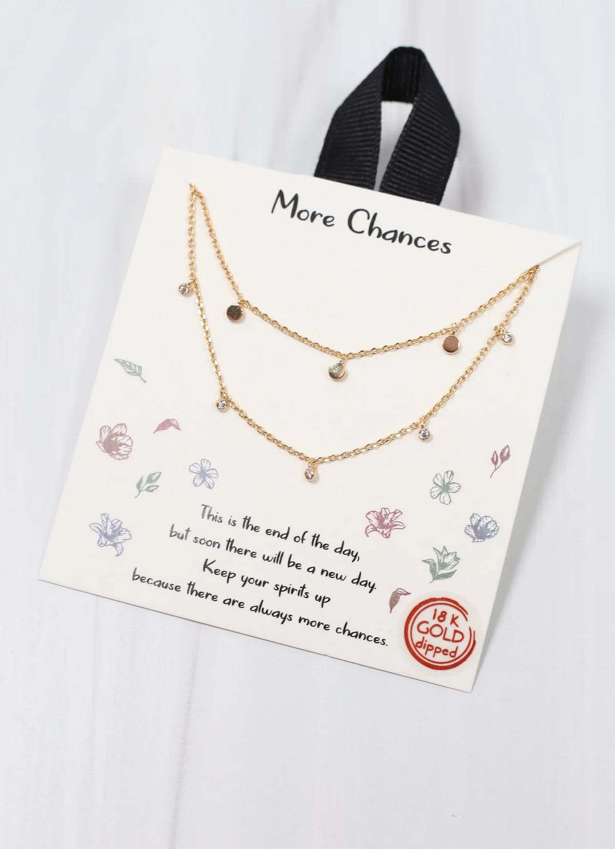 More Chances Layered CZ Necklace