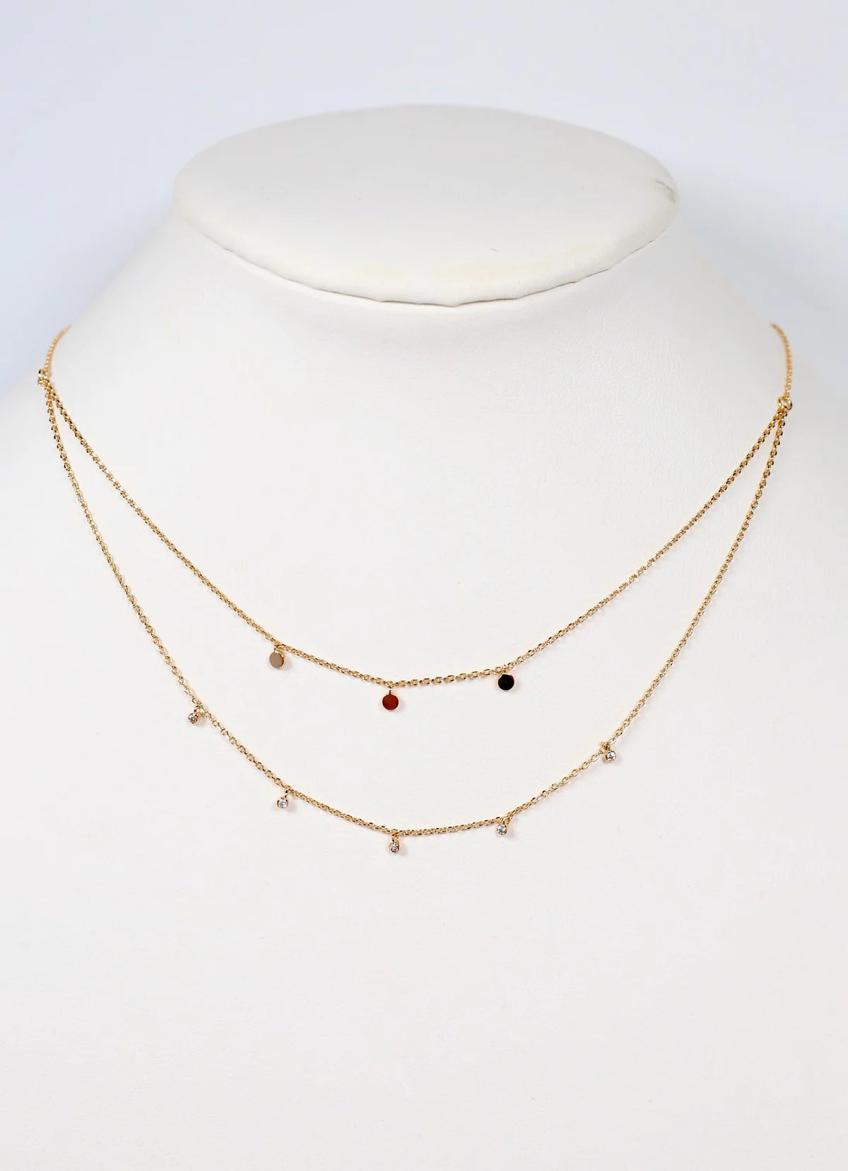 More Chances Layered CZ Necklace