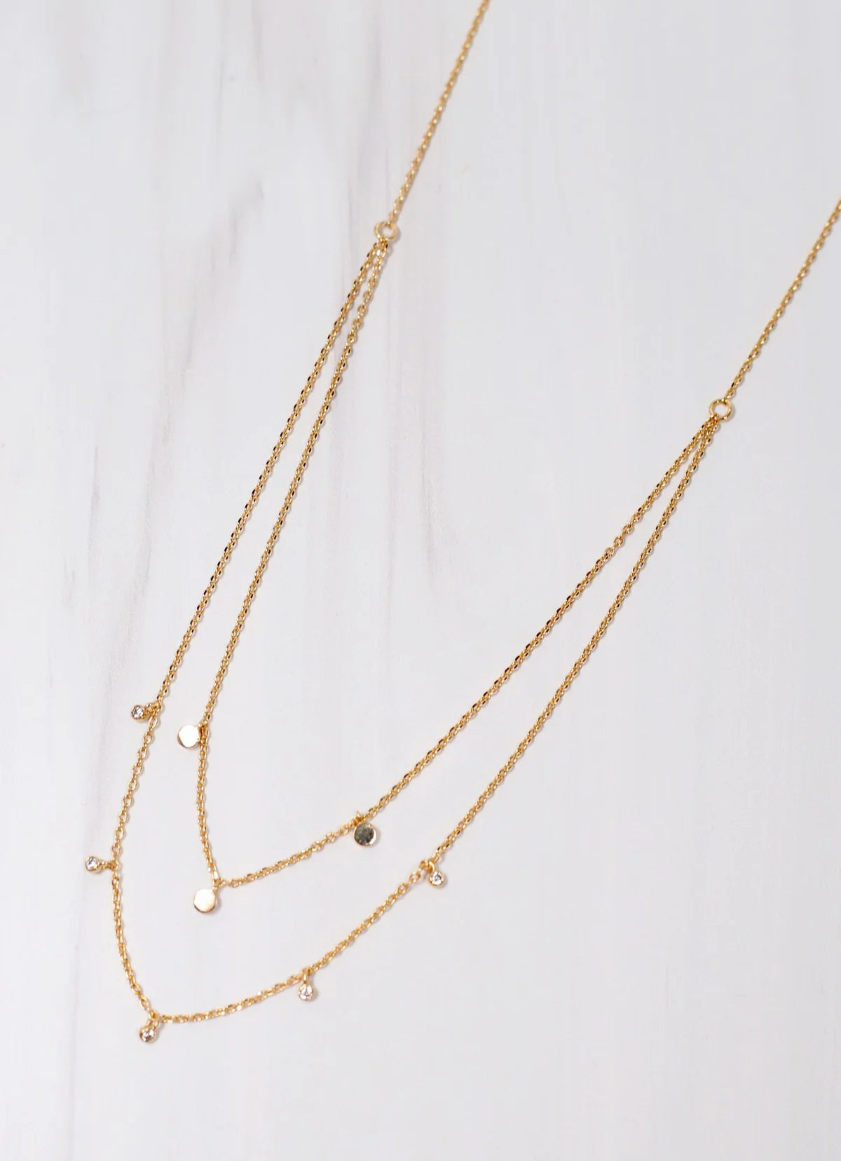 More Chances Layered CZ Necklace