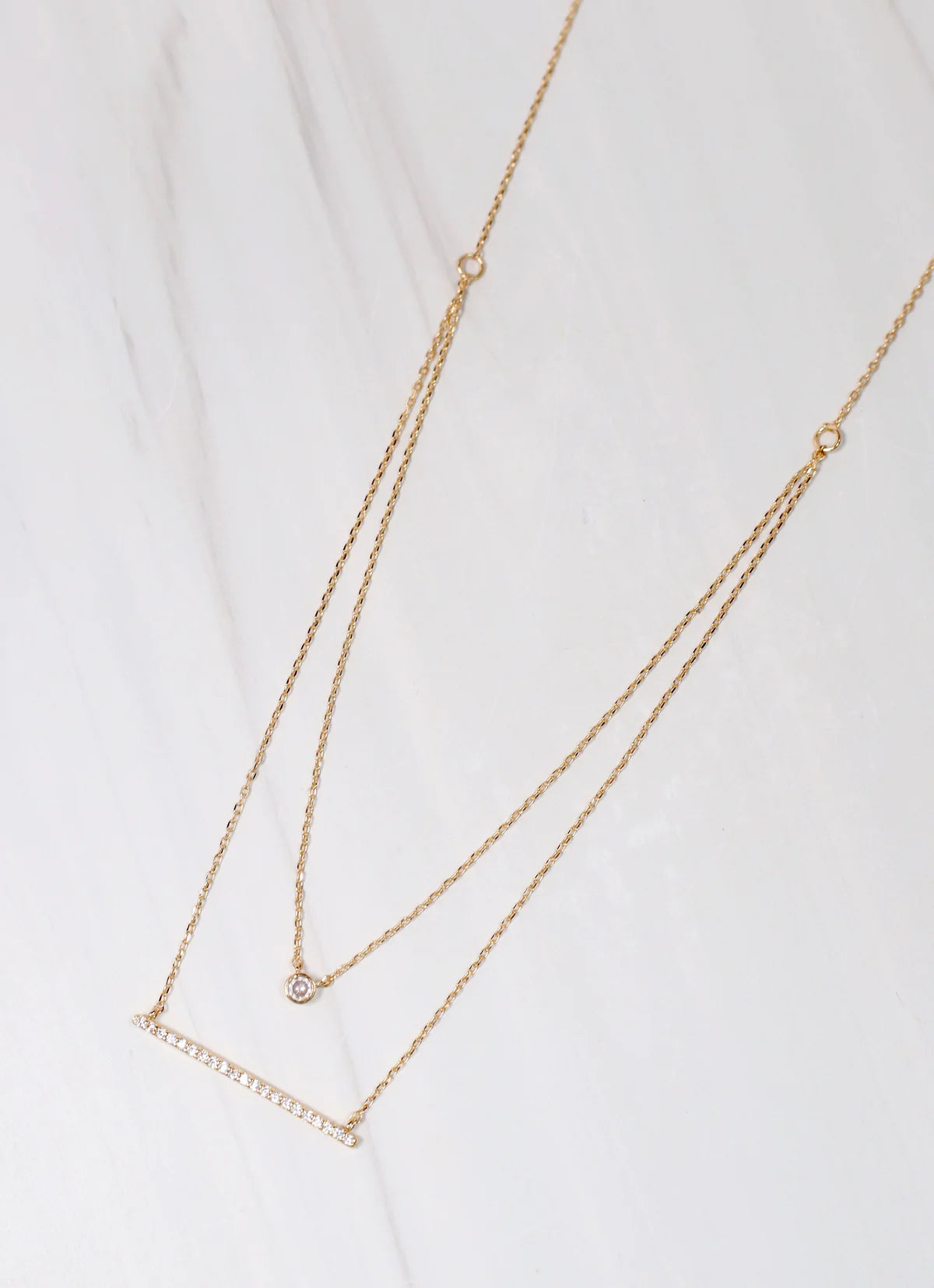 Chambly Layered CZ Necklace