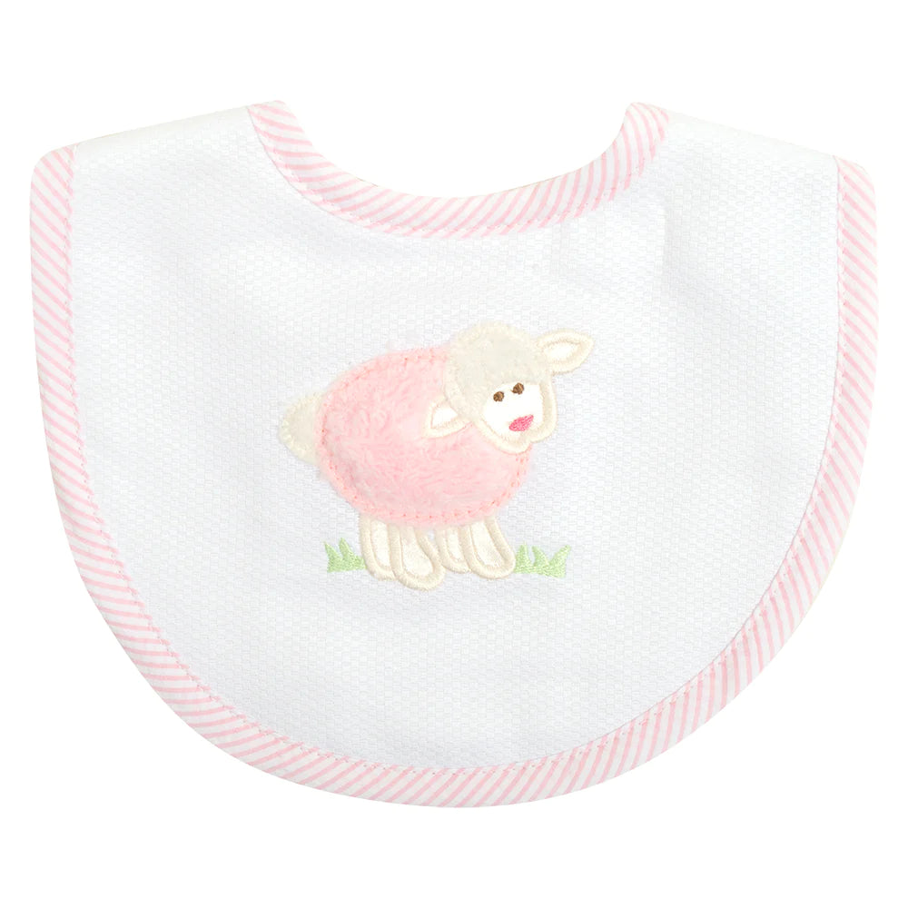 Little Lamb Appliqué Bib