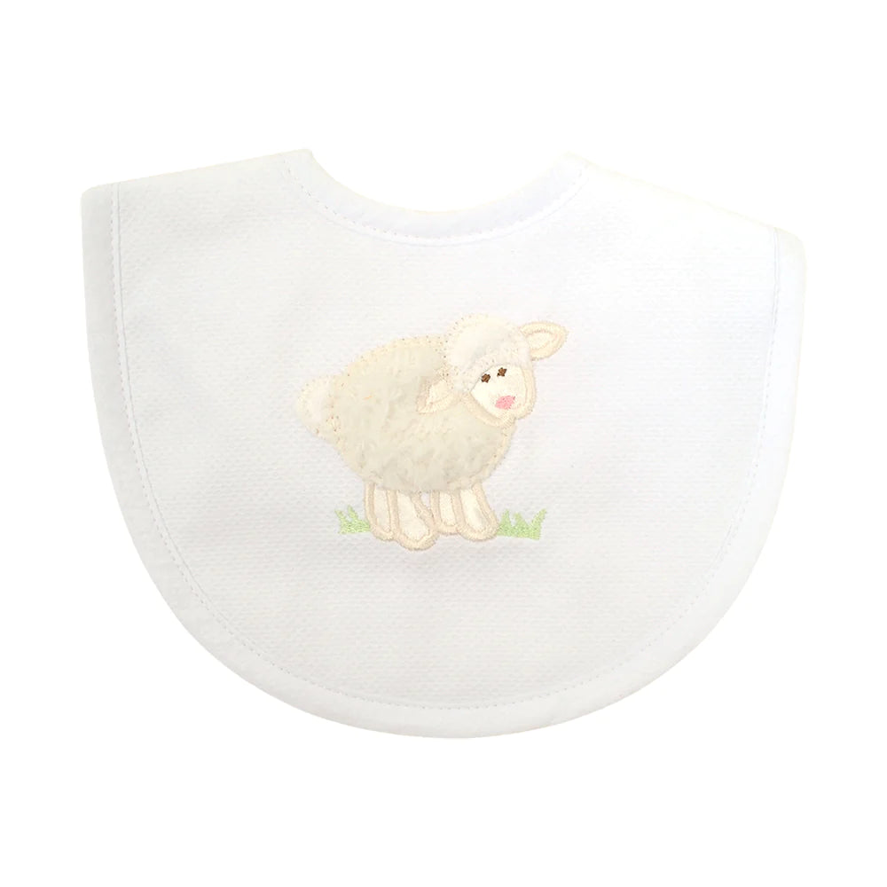 Little Lamb Appliqué Bib
