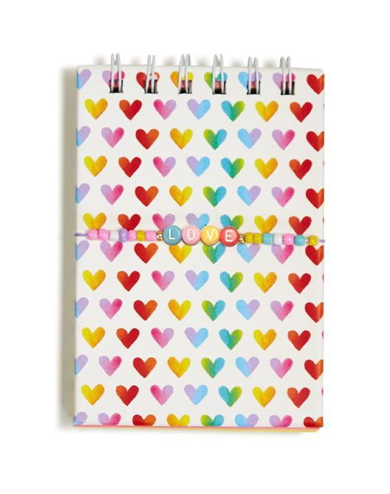Spiral Notebook & Bracelet Set