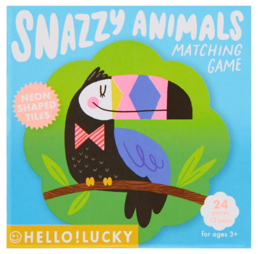 Snazzy Animals Memory Match