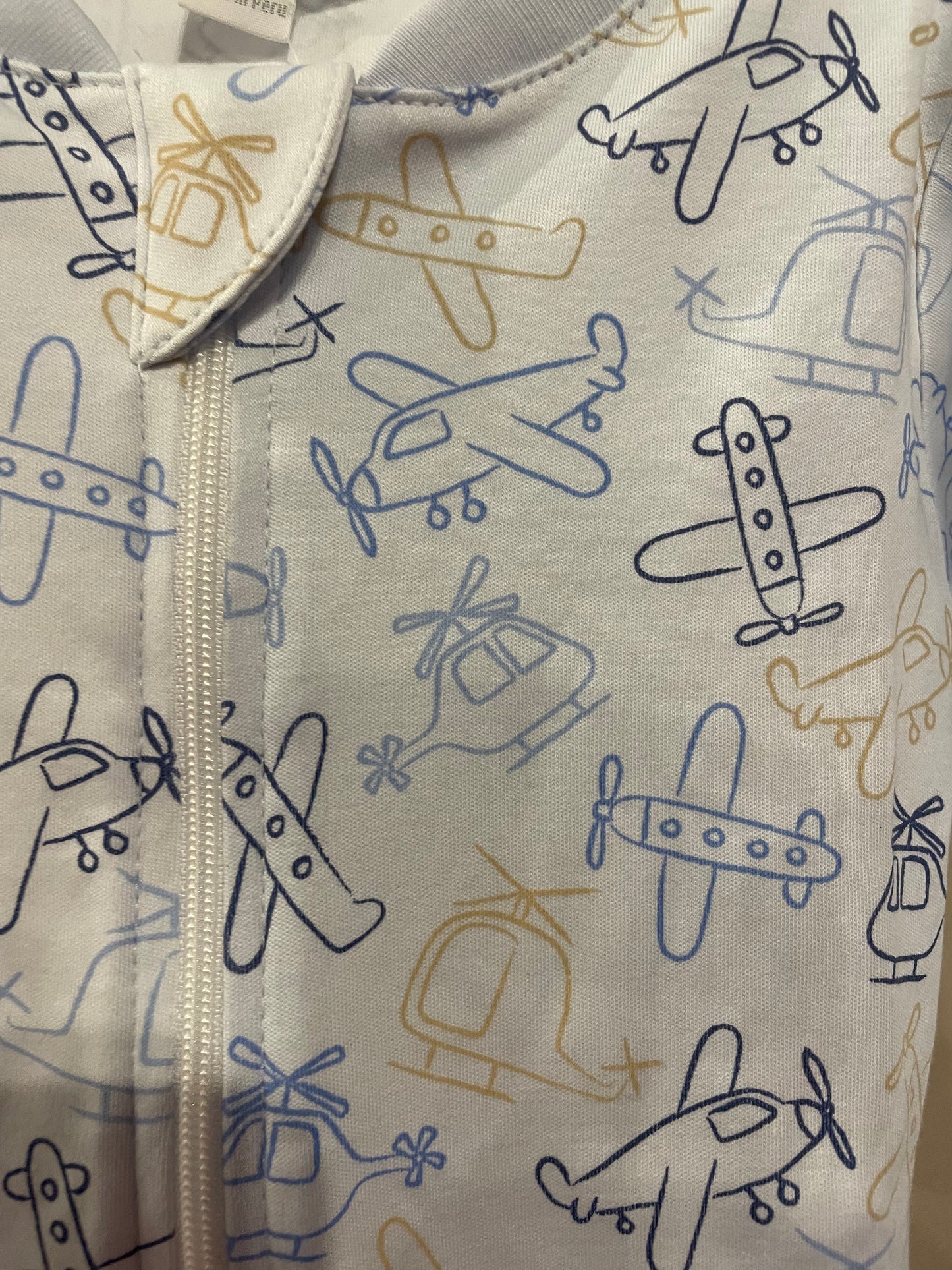 Aircraft Footie w/ Zip