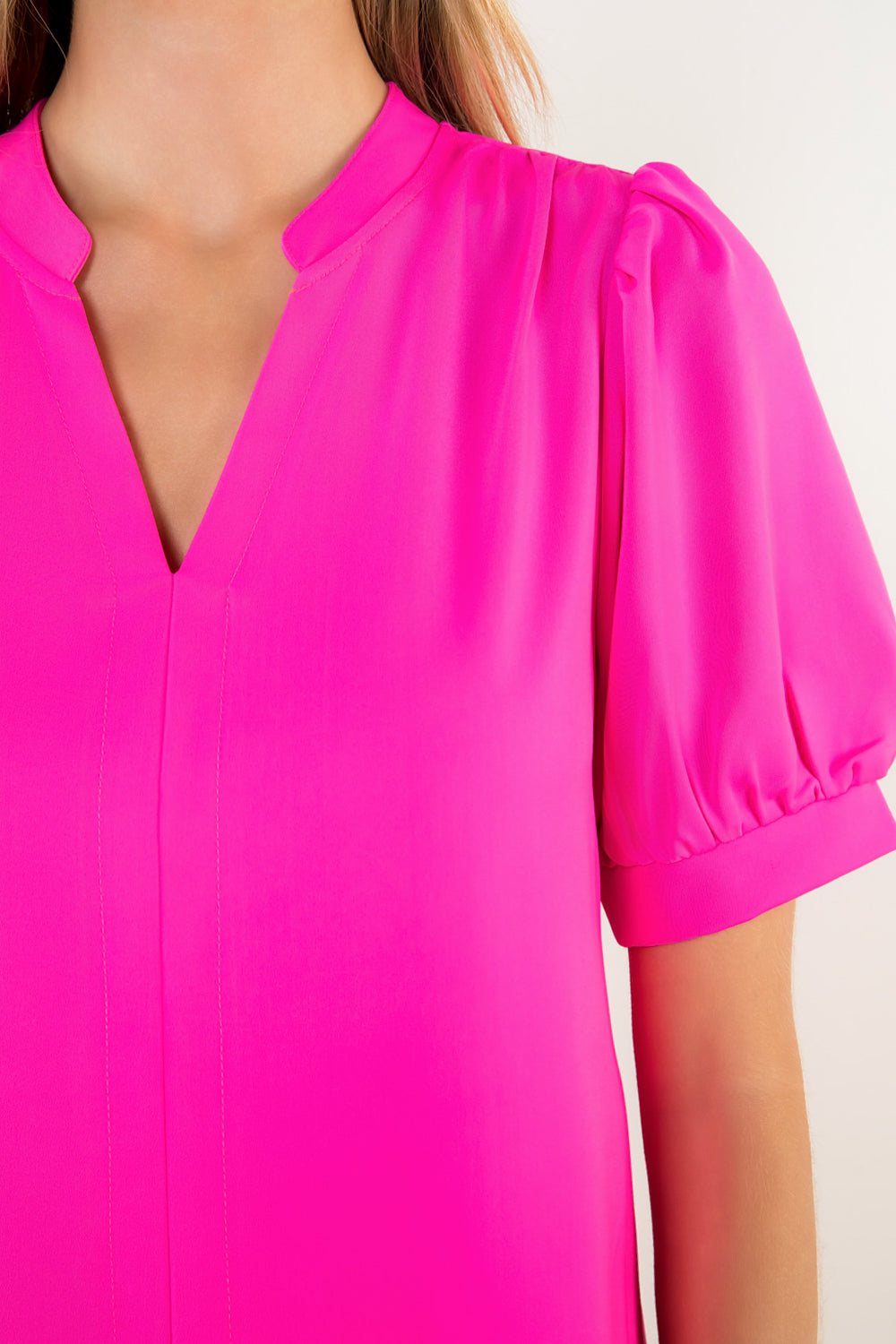 Short Sleeve V-Neck dress