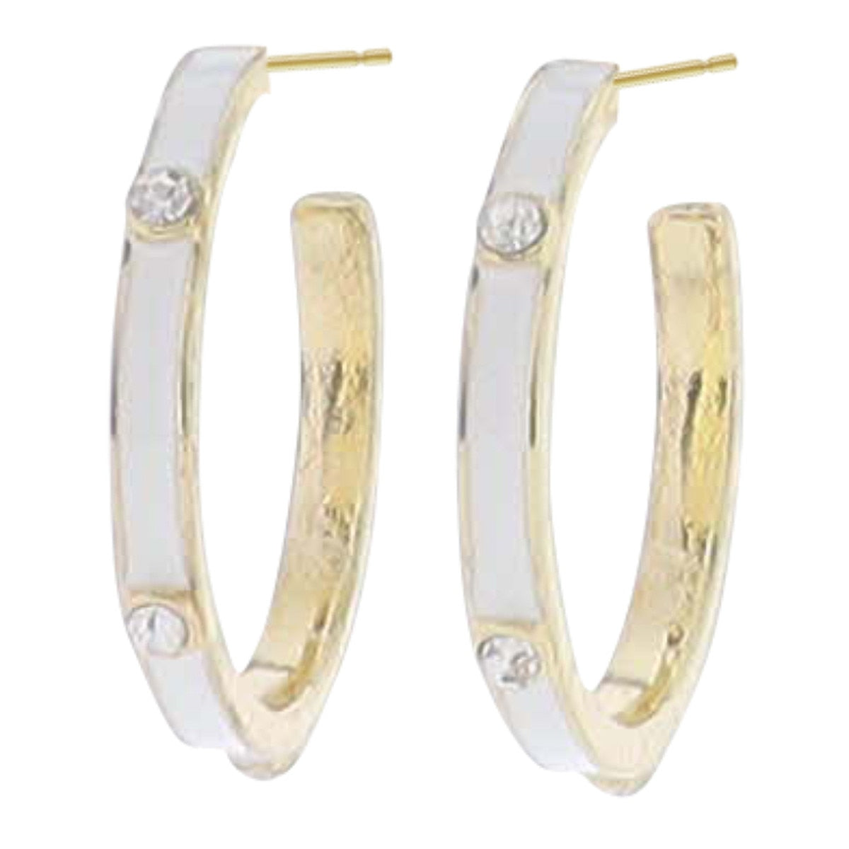 Enamel with Crystals Earring