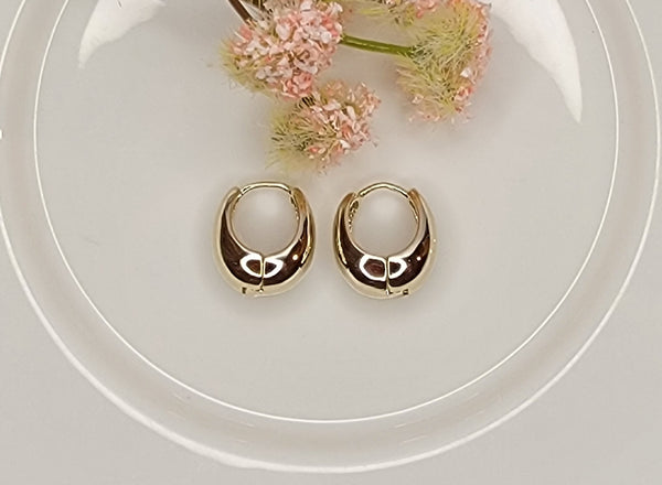 BO Chunky Gold Hoops