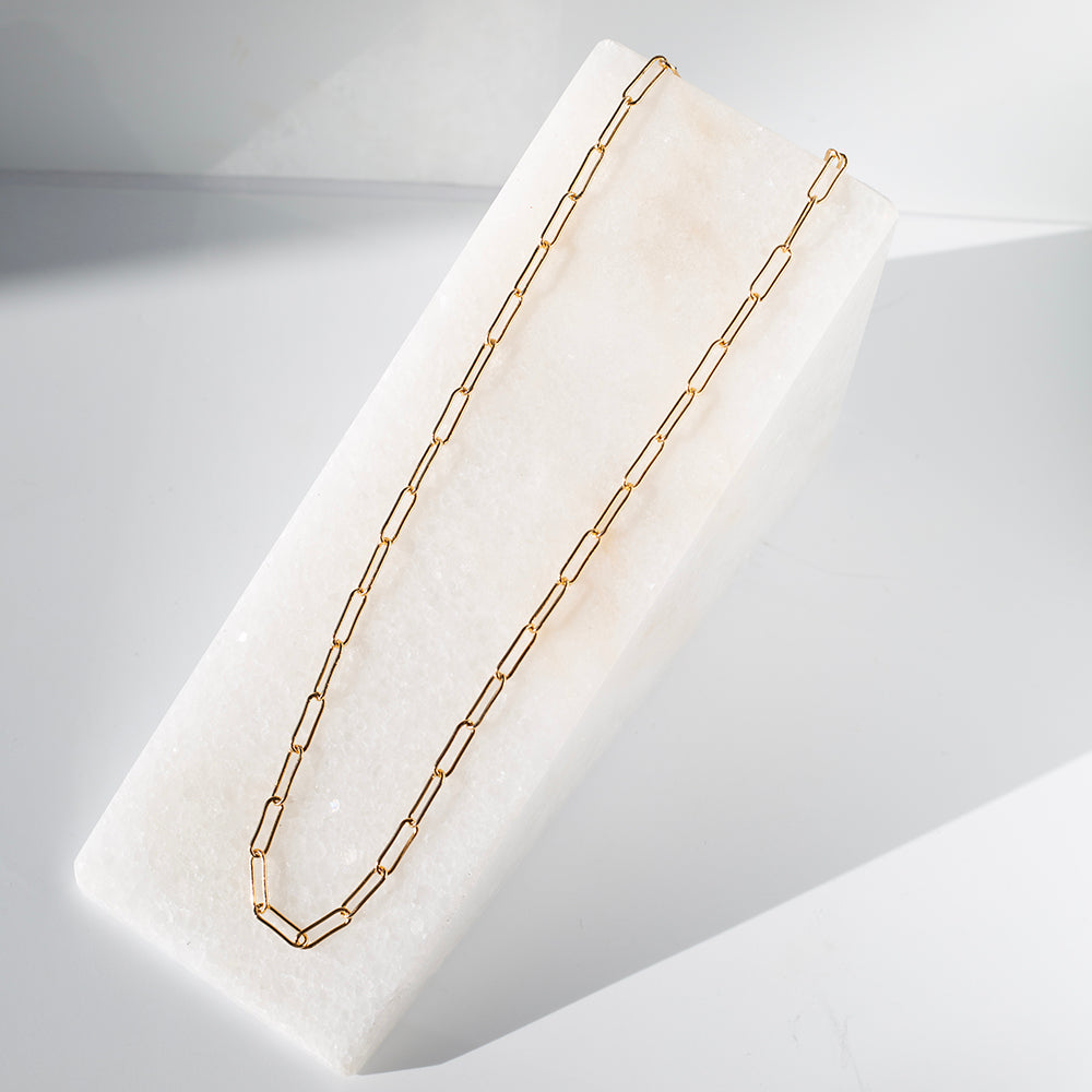 Chain Necklace 18" Paperclip