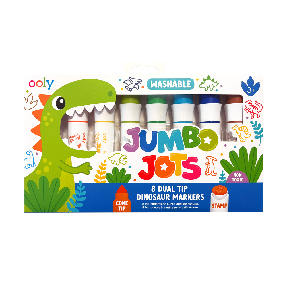 Jumbo Jots: Dual Tip Cone & Stamp Markers