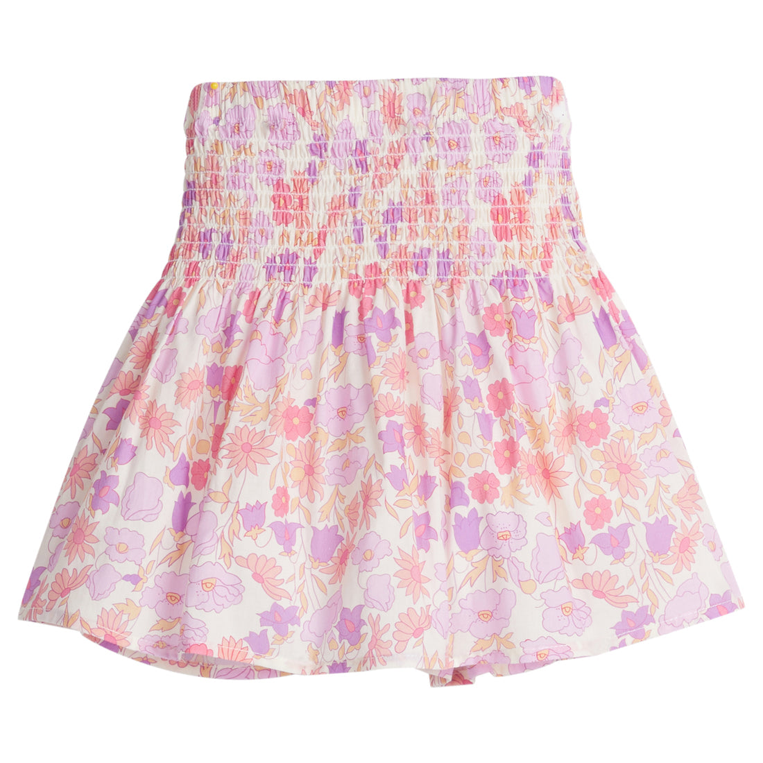 Shirred Circle Skirt