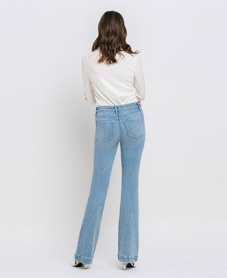 Mid Rise Bootcut Jeans