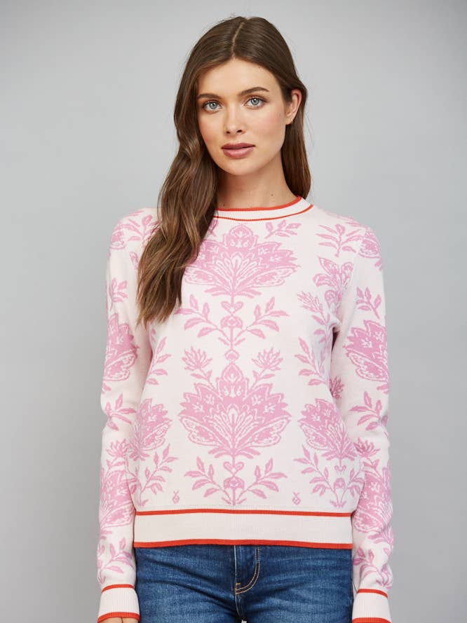 Floral Damask Sweater
