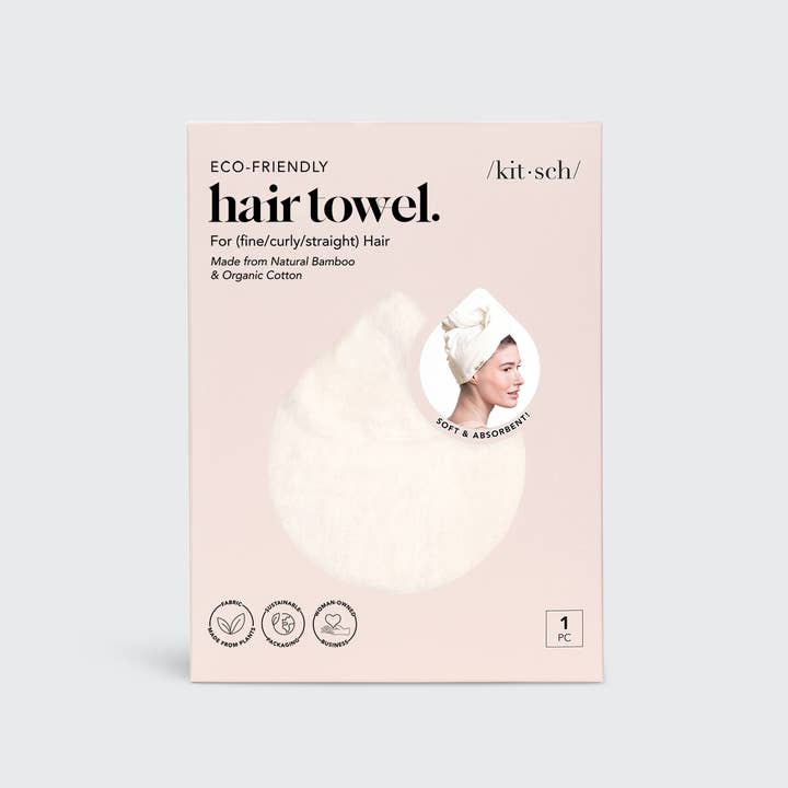 Hair Towel- ivory