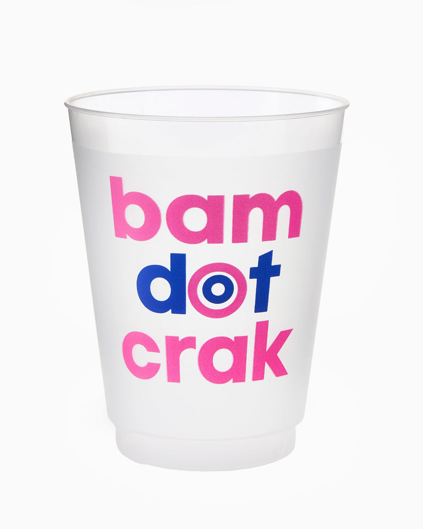Mahjong Frosted Cups
