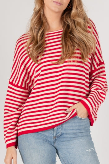 Striped T-Body Sweater