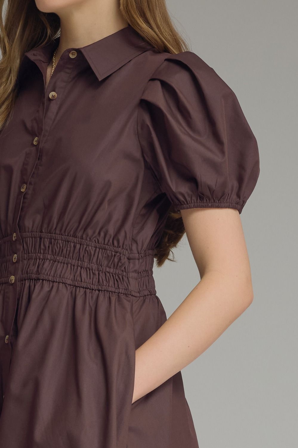 Collared Midi Dress