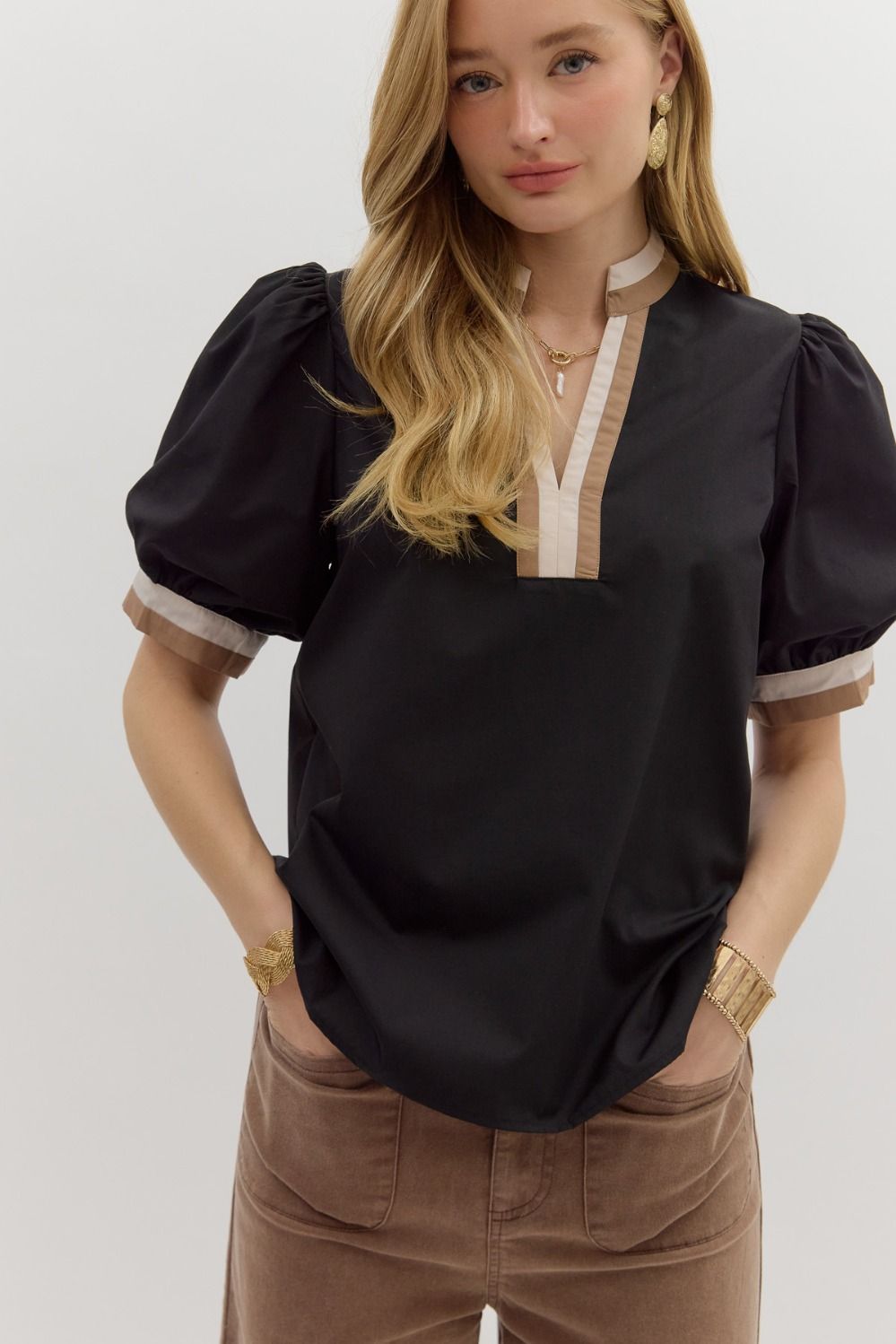 Solid Muti Band top
