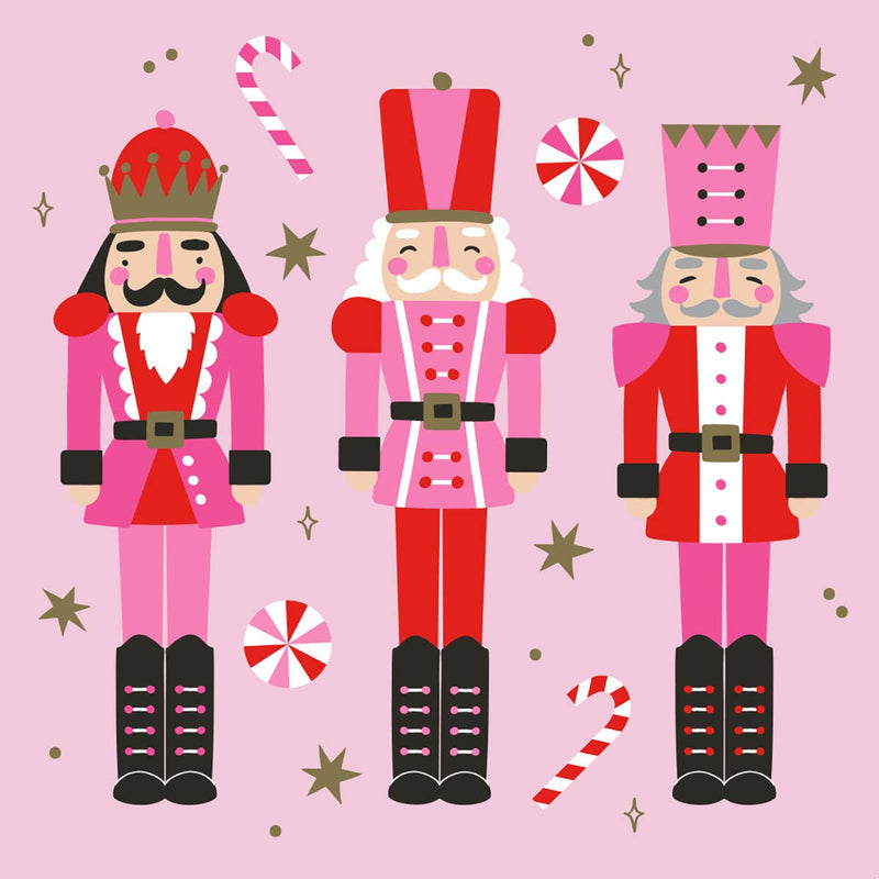 Pink Nutcracker Napkins