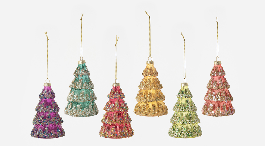 Glitter Tree Ornament