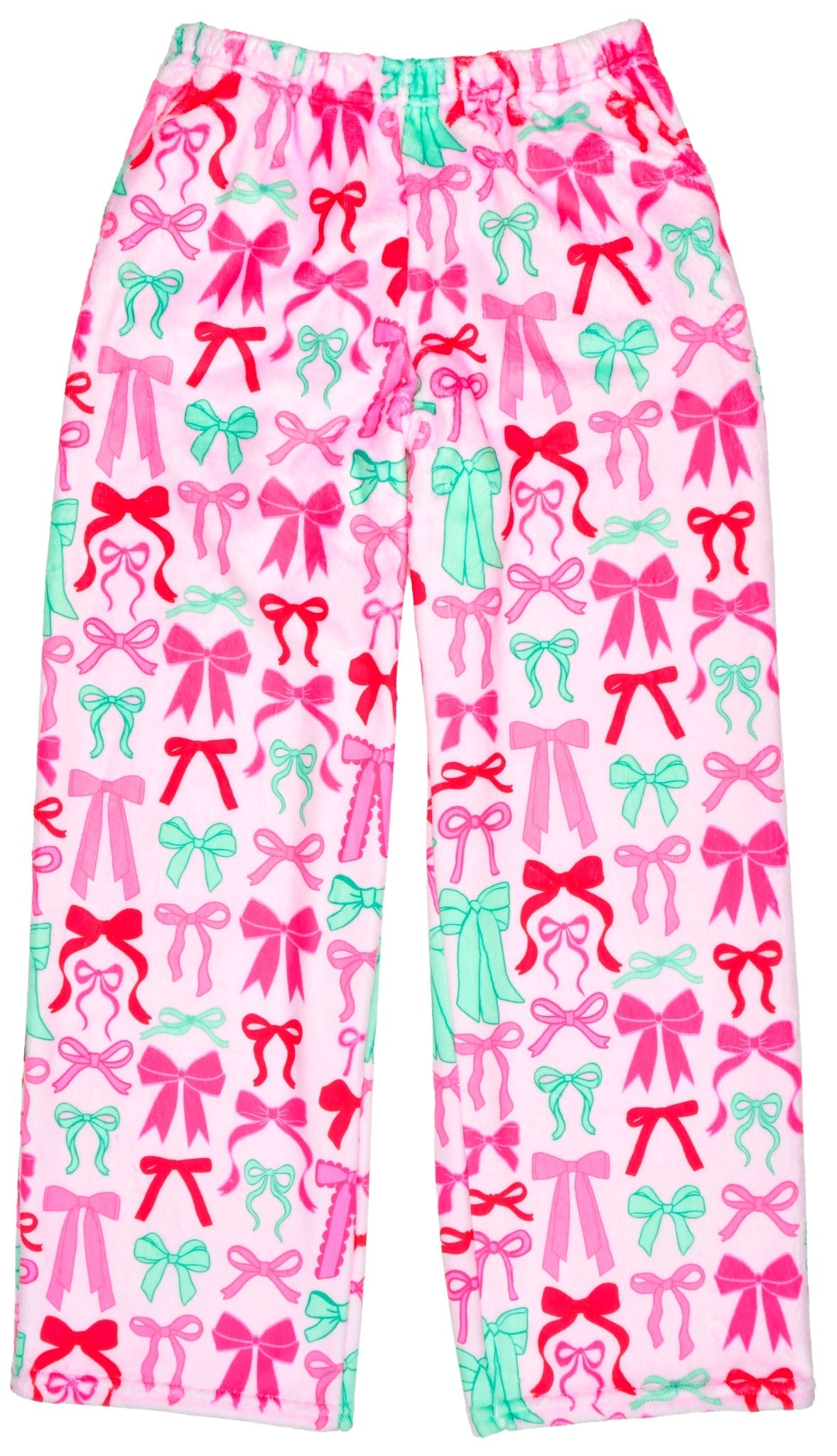 Merry Bows Plush Pants