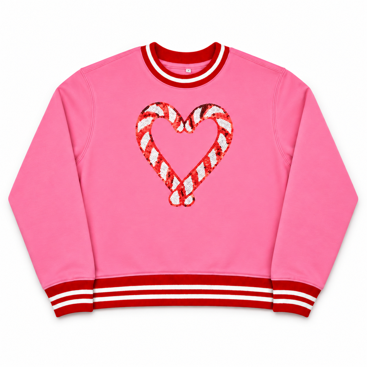 Candy Canes Heart Sweatshirt