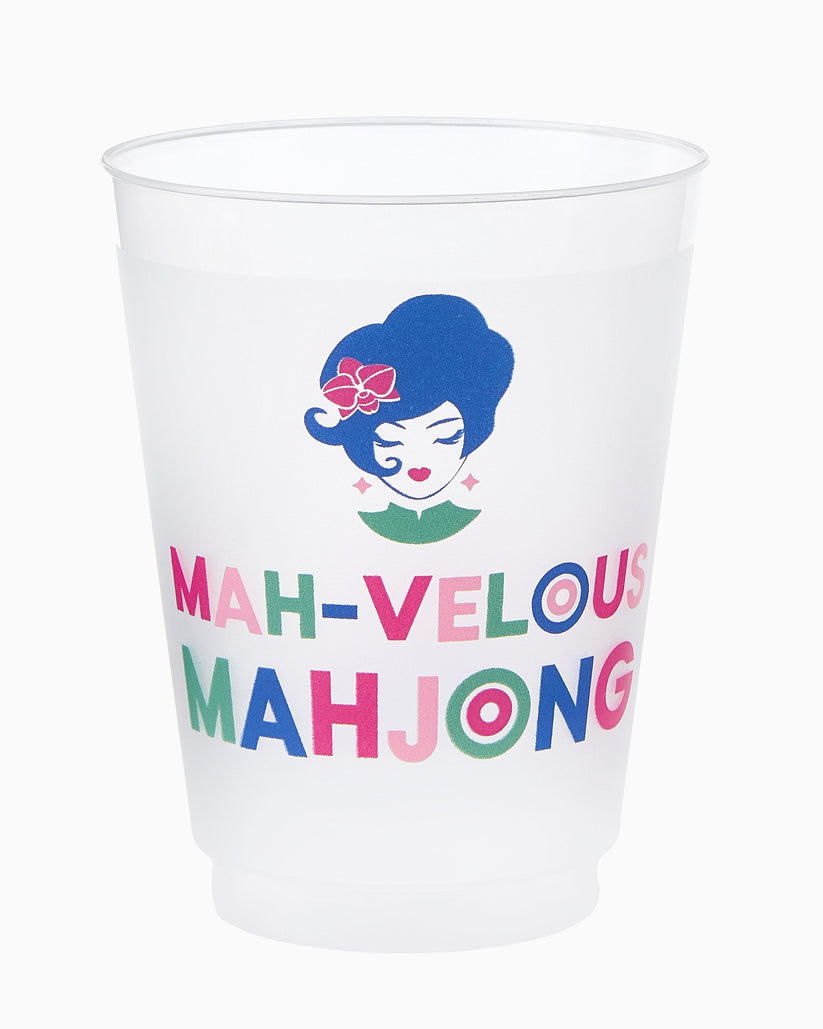 Mahjong Frosted Cups