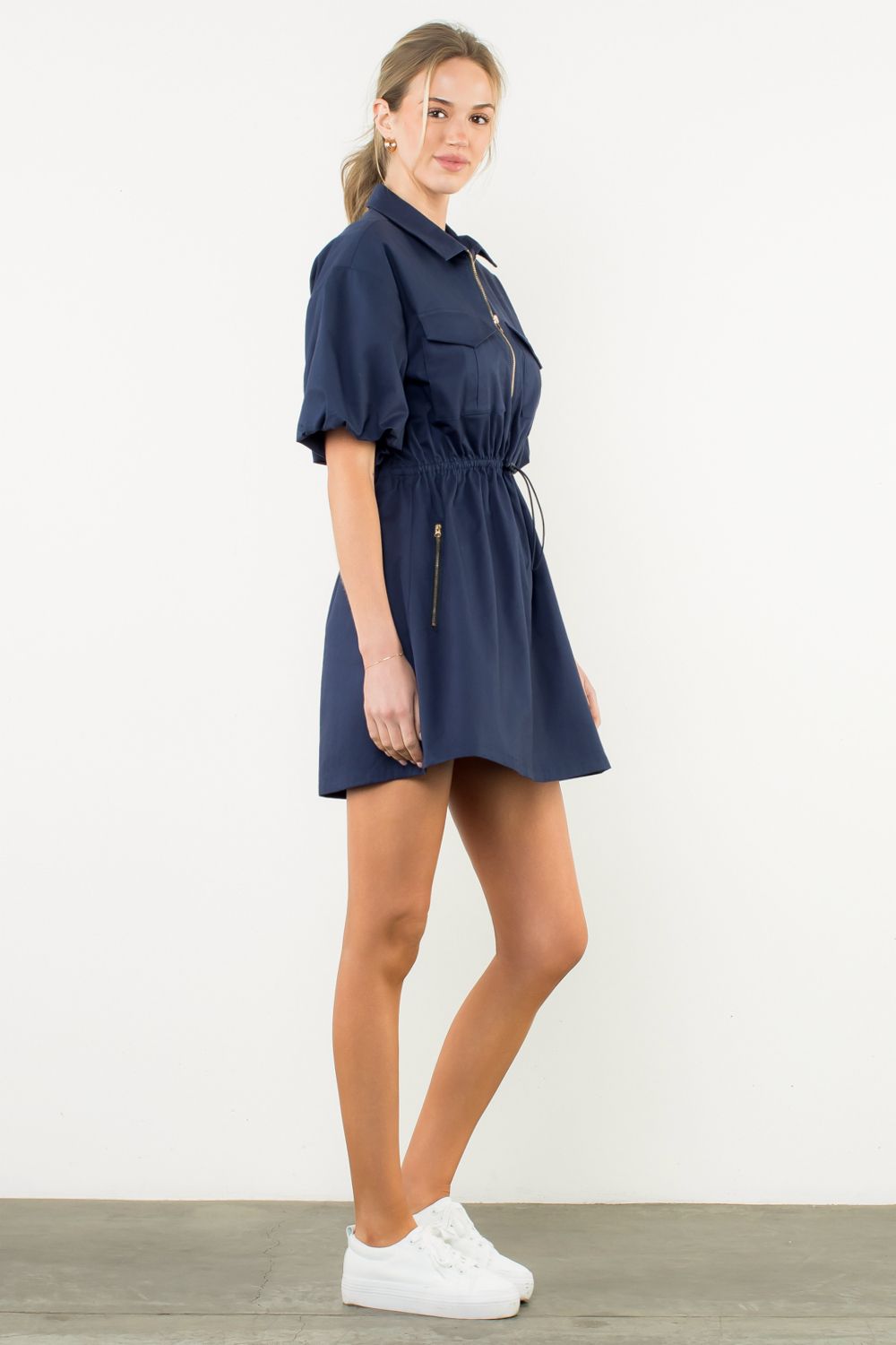 Half zip dress