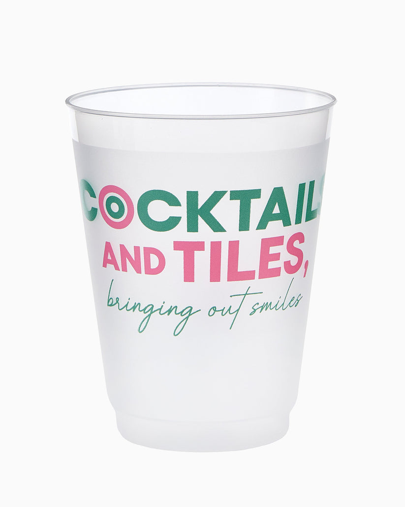 Mahjong Frosted Cups