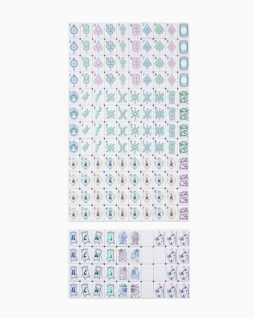 Willow Mahjong Tiles