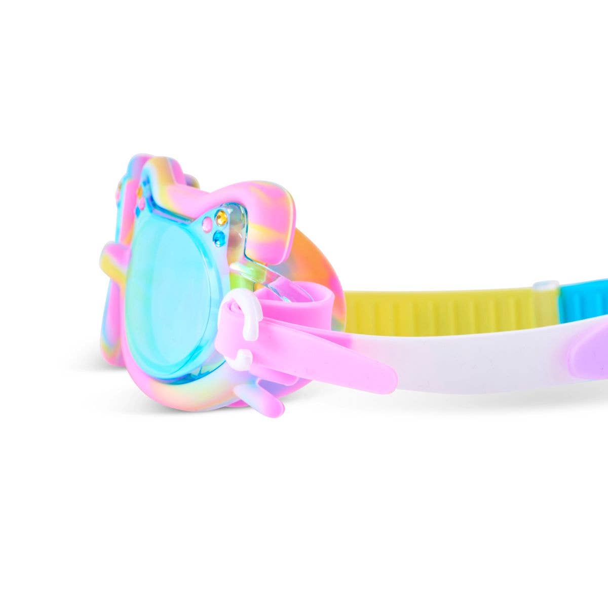 *NEW* Tie-Dye Tabby Flexible Cat Frame Kids' Swim Goggle