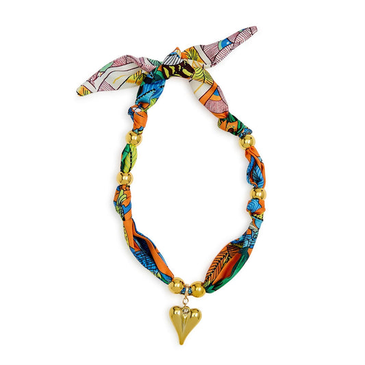 Tied To You Scarf Necklace