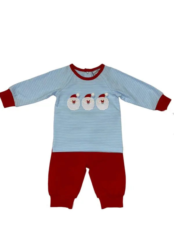 Santa appliqué jogger set